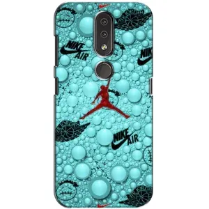 Силиконовый Чехол Nike Air Jordan на Нокиа 4.2 (Джордан Найк)