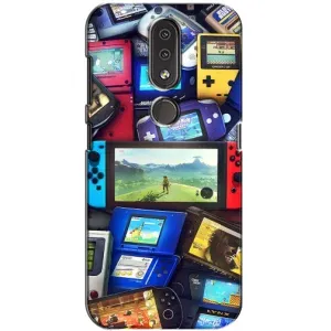 Чехол с рисунком «Джойстики» для Nokia 4.2
