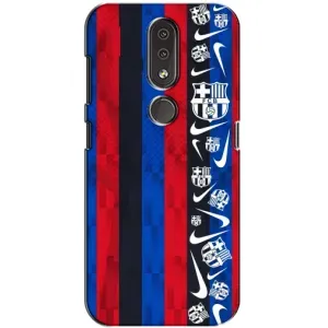 Чехол для Nokia 4.2 (Барселона) (Фанат Барсы)