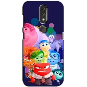 Чехол Головоломка для Nokia 4.2 - (AlphaPrint) (Герои головоломки)
