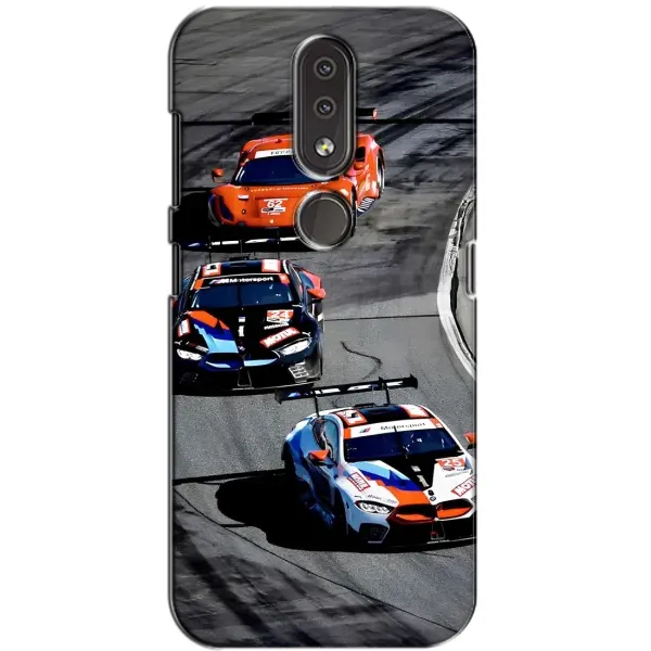 Чехол с рисунком «Гонщики» для Nokia 4.2