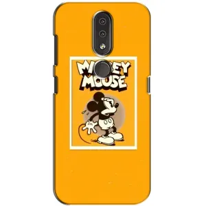 Чехлы с принтом Микки Маус на Nokia 4.2 (Испуганный Микки)