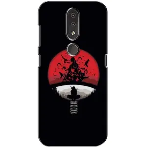 Чехлы с картинкой Итачи Учиха на Nokia 4.2 (Итачи на черном)