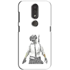 Силиконовый чехол с картинкой "Герой Pubg" на Nokia 4.2 (Из букв)