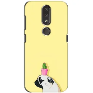 Бампер для Nokia 4.2 з картинкою "Песики" (Кактус на голові)