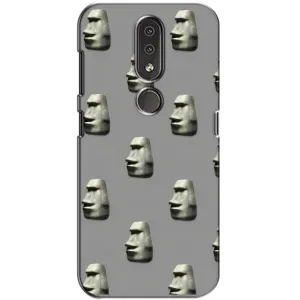 Чехол с рисунком «Каменное лицо» для Nokia 4.2