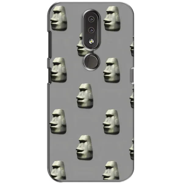 Чехол с рисунком «Каменное лицо» для Nokia 4.2 Чехол с рисунком «Каменное лицо» для Nokia 4.2