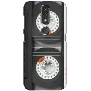 Чехол с Прикольным принтом на Nokia 4.2 (Кассета магнитофона)
