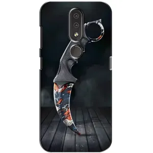Чехол с рисунком «Кинжал КС ГО» для Nokia 4.2