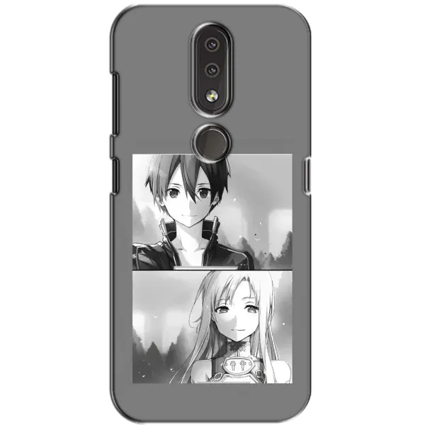 Чехол с рисунком «Кирито-Асуна» для Nokia 4.2 Чехол с рисунком «Кирито-Асуна» для Nokia 4.2
