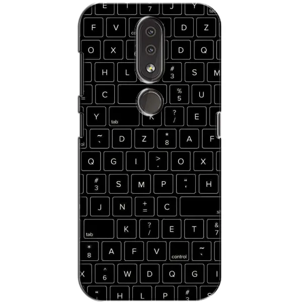 Чехол с рисунком «Клавиатура» для Nokia 4.2