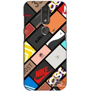Чехол с рисунком «Коробки» для Nokia 4.2
