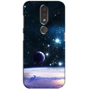 Чохол (ТПУ) з планетами на Nokia 4.2 (Космічний вид)