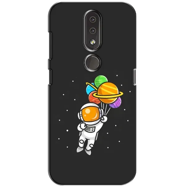 Чехол с рисунком «Космонавт с шариками» для Nokia 4.2 Чехол с рисунком «Космонавт с шариками» для Nokia 4.2