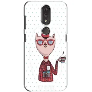 Чохол на тематику: Коти для Nokia 4.2 (Кіт аристократ)