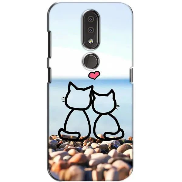 Чехол с рисунком «Котейки» для Nokia 4.2 Чехол с рисунком «Котейки» для Nokia 4.2