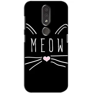 Бампер з зображенням Котиків для Нокіа 4.2 (КОТИК MEOW)