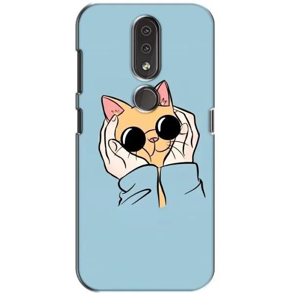 Чехол с рисунком «КОТИК в очках» для Nokia 4.2 Чехол с рисунком «КОТИК в очках» для Nokia 4.2
