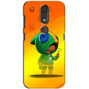 Чохол Бравл Старс для Nokia 4.2 (LEON в кофті)