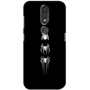 Чехол Супергерой Человека Паука на Nokia 4.2 (Лого паука)