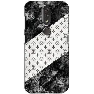 Чехол Стиль Louis Vuitton на Nokia 4.2 (LV на белом)