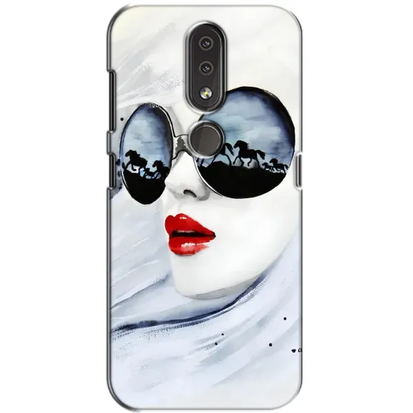 Чехол с рисунком «Любительница коней» для Nokia 4.2 Чехол с рисунком «Любительница коней» для Nokia 4.2