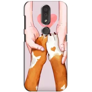 Чохол (ТПУ) Милі песики для Nokia 4.2 (Любов до собак)