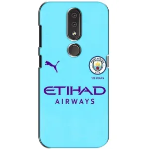 Силиконовые Чехлы принт Футбол на Nokia 4.2 (Man City)