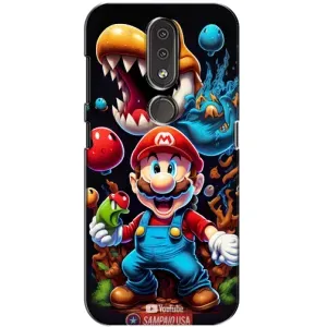 Чехол с рисунком «Марио» для Nokia 4.2