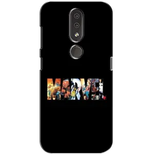 Силиконовый Чехол для Nokia 4.2 (MARVEL)