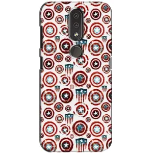 Чехол с Щитом Капитана Америки на Nokia 4.2 (Марвел щиты)
