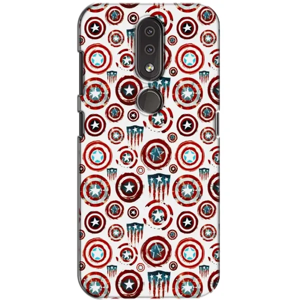 Чехол с рисунком «Марвел щиты» для Nokia 4.2 Чехол с рисунком «Марвел щиты» для Nokia 4.2