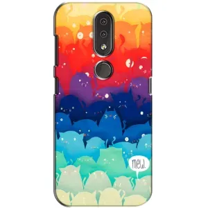 Силіконовий чохол з котиком для Nokia 4.2 (Mew)