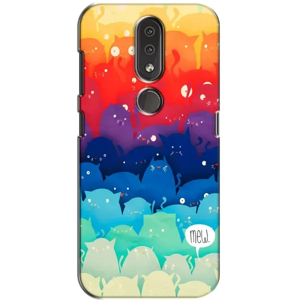 Чехол с рисунком «Mew» для Nokia 4.2