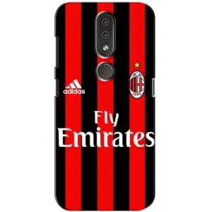 Чехлы с ТОП Футбольными клубами на Nokia 4.2 (Milan)