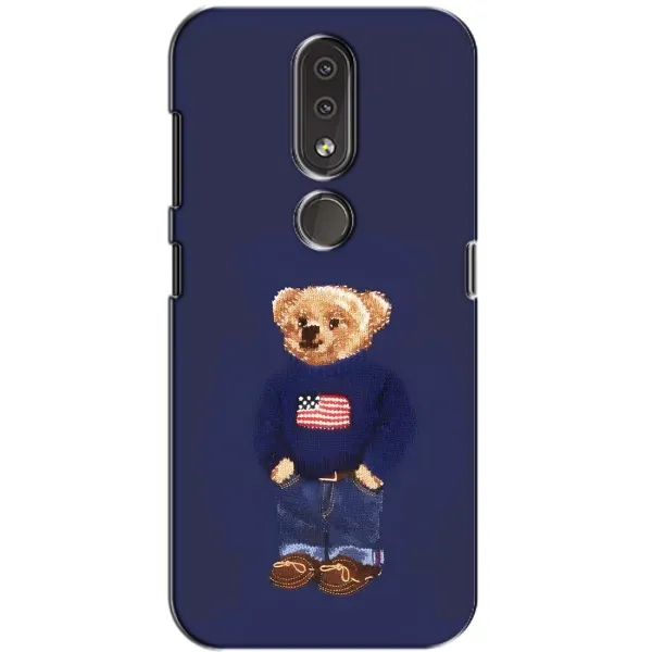 Чехол с рисунком «Мишка USA» для Nokia 4.2 Чехол с рисунком «Мишка USA» для Nokia 4.2