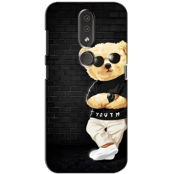 Чехол с рисунком «Мишка в очках» для Nokia 4.2 Чехол с рисунком «Мишка в очках» для Nokia 4.2