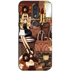 Чехол Стиль Louis Vuitton на Nokia 4.2 (Мода Луи Виттон)