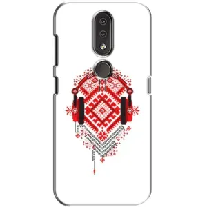 Силиконовый Чехол на Nokia 4.2 с картинкой Вышиванки (Модная вышиванка)
