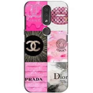 Чохол (Dior, Prada, YSL, Chanel) для Nokia 4.2 (Модніца)