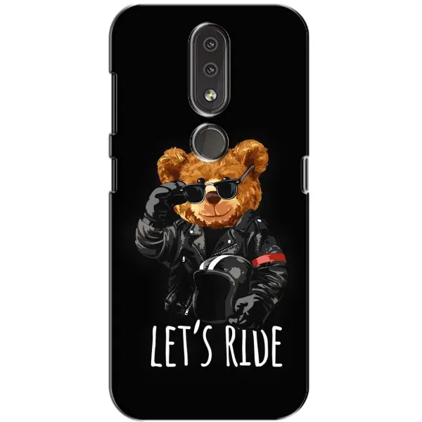Чехол с рисунком «Модный Мишка» для Nokia 4.2 Чехол с рисунком «Модный Мишка» для Nokia 4.2