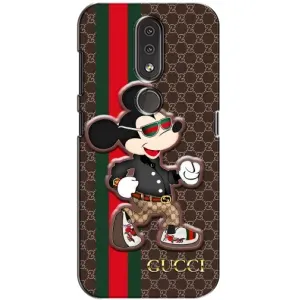 Чехлы Бренд GUCCI для Nokia 4.2 (Маус Гуччи)