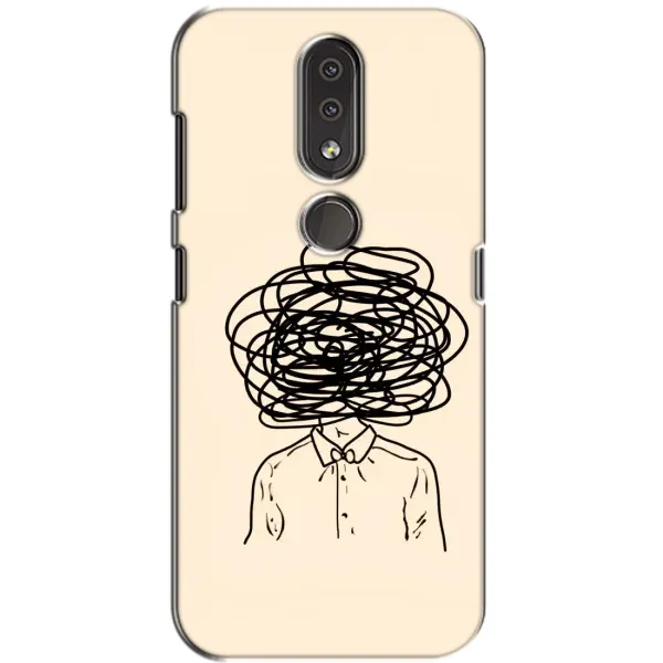 Чехол с рисунком «Мысли» для Nokia 4.2 Чехол с рисунком «Мысли» для Nokia 4.2