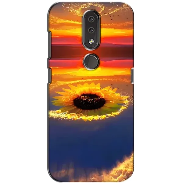 Чехол с рисунком «Небо подсолнух» для Nokia 4.2
