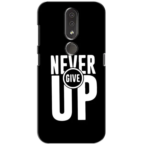 Чехол с рисунком «Never Give UP» для Nokia 4.2 Чехол с рисунком «Never Give UP» для Nokia 4.2