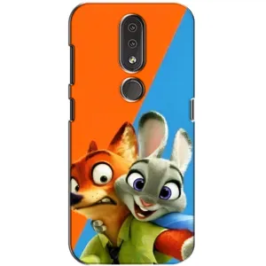 Чехлы ЗВЕРОПОЛИС для Nokia 4.2 (Ник и Хопс)