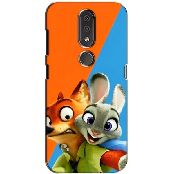 Чехол с рисунком «Ник и Хопс» для Nokia 4.2