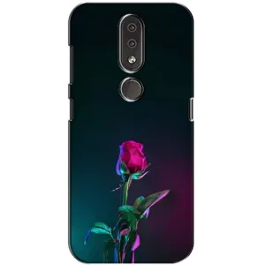 Чехлы с принтом Розочки для Nokia 4.2 (Ночная роза)