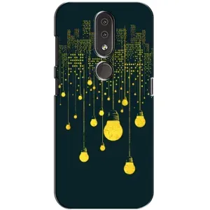 Силиконовые Чехлы Любимому человеку для Nokia 4.2 (Ночной город)