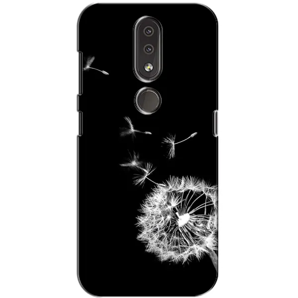 Чехол с рисунком «Одуванчик на чёрном» для Nokia 4.2 Чехол с рисунком «Одуванчик на чёрном» для Nokia 4.2